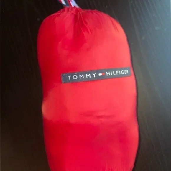 Tommy Hilfiger Red Packable Coat - Picture 6 of 8